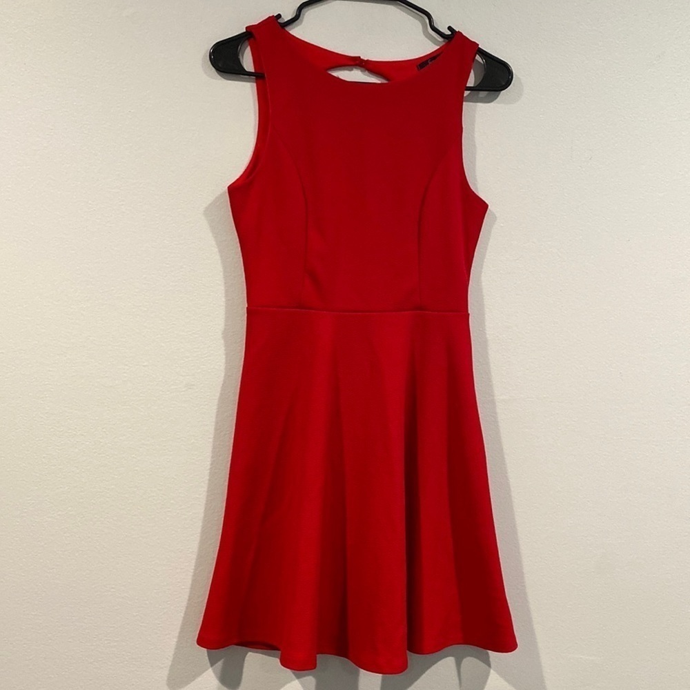 Bright Red Soprano Dress - Open Back - Size Medium